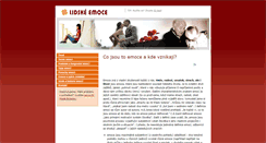 Desktop Screenshot of lidske-emoce.com